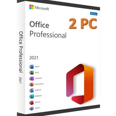 2 PC Office 2021 Professionnel Plus