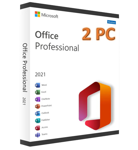 2 PC Office 2021 Professionnel Plus