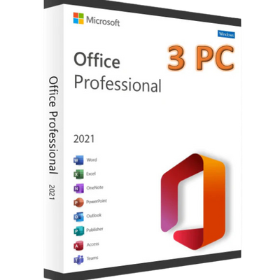 3 PC Office 2021 Professionnel Plus