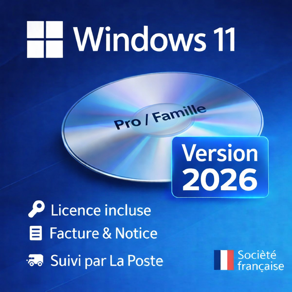Windows 11 Pro DVD (Version 64 bits)