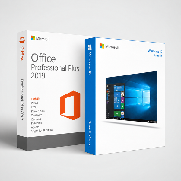 Pack Windows 10 Famille + Office 2019 Pro Plus